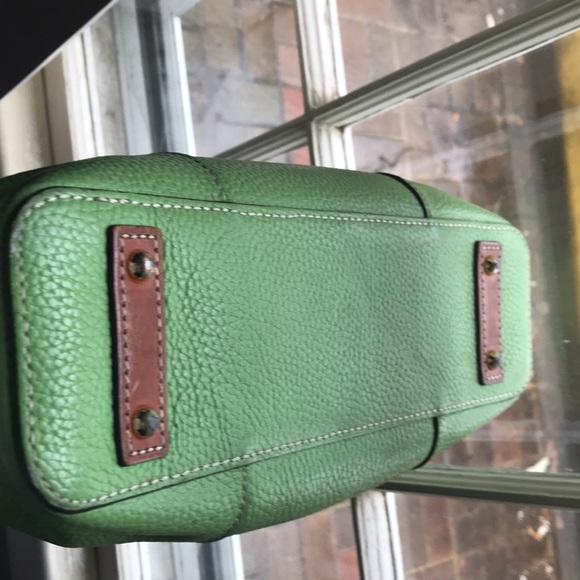 Dooney and Burke green brown purse - Picture 8 of 13